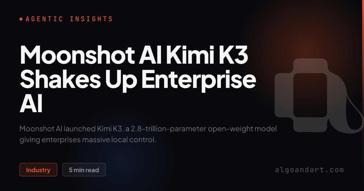 Moonshot AI Kimi K3 Shakes Up Enterprise AI